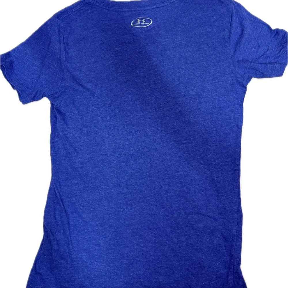Under Armour Women's Blue Short Sleeve Tee - Picture 2 of 4